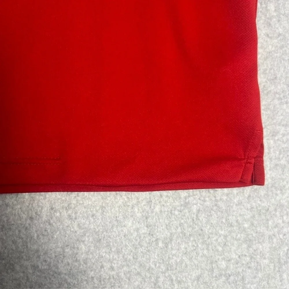 Adidas‎ Louisiana Red Golf Athletic Short Sleeve Polo Shirt Size Large